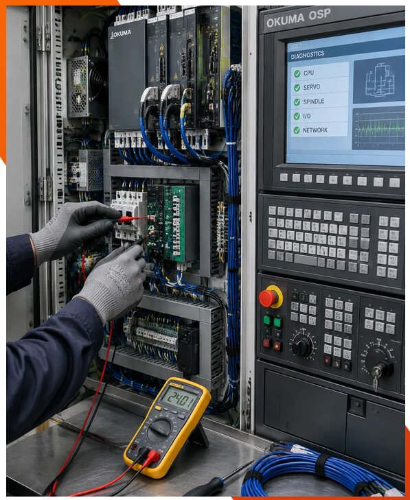 Ремонт систем ЧПУ Okuma OSP в Шатуре